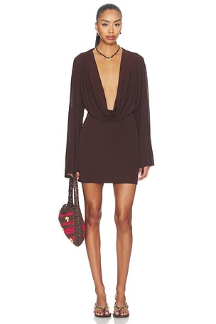 x REVOLVE Yolonda Long Sleeve Mini Dress SNDYS