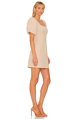 SNDYS Tuscany Linen Dress in Beige