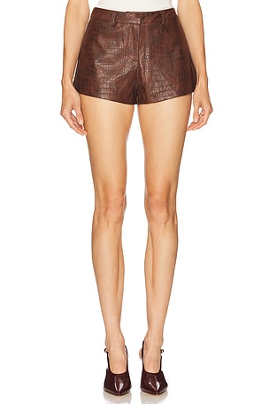 x REVOLVE Wendy Croc Mini Short SNDYS