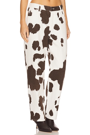 SNDYS Becks Cowhide Jean in White