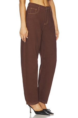 SNDYS Lex Barrel in Chocolate. Size XXS. Also