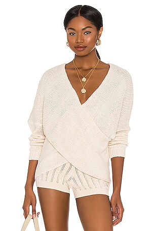 Double Cross Knit Sweater SNDYS