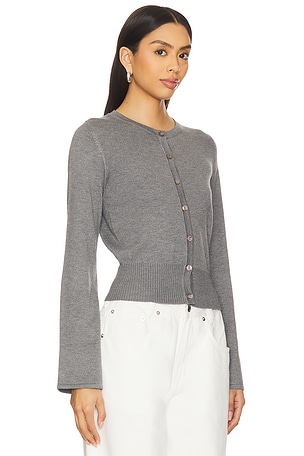 SNDYS August Button Down Top in Grey