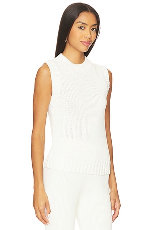 SNDYS Kali Knit Vest in White