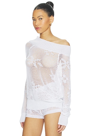 SNDYS Terra Knit Top in White