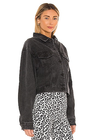 SNDYS Lounge Laurent Denim Jacket in Black