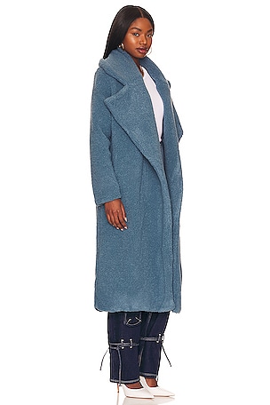 SNDYS x REVOLVE Teddy Coat in Teal