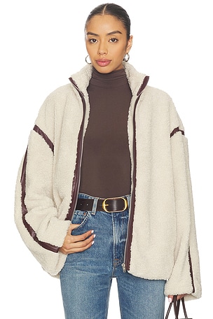 Tatum Teddy Contrast Jacket SNDYS