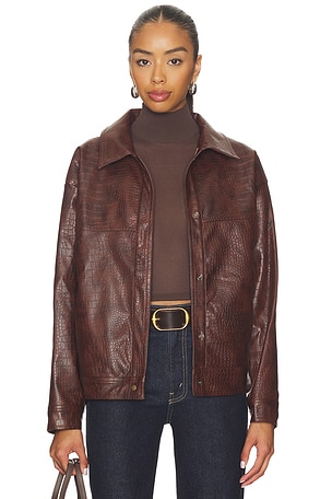 CHAQUETA WENDY CROC PU LEATHER SNDYS