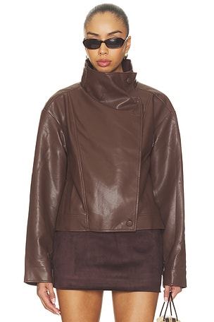 Dex Faux Leather Jacket SNDYS