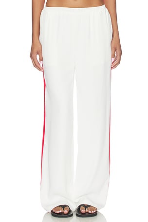 SNDYS Reed Contrast Pant in White