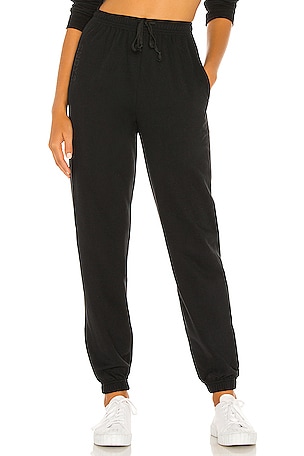 SNDYS LOUNGE Luxe Sweatpants in Black REVOLVE