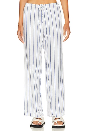 Free People | Just Float On Flares | Navy Stripe