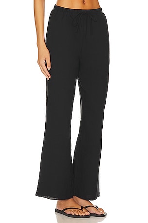 SNDYS Linen Pants in Black. Size XXS. Also