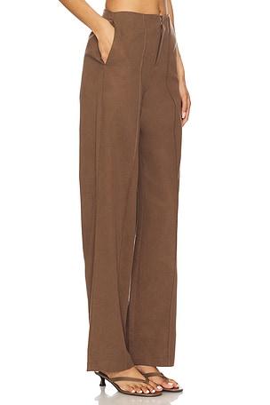 SNDYS Emilie Pants in Brown. Size XXS. Also