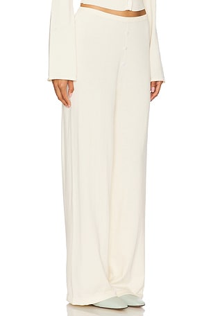 SNDYS X REVOLVE August Button Pants in Cream