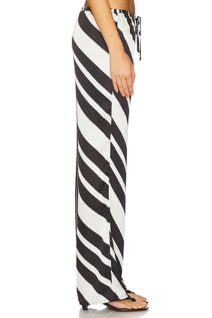 SNDYS Agnes Pant in Black,White