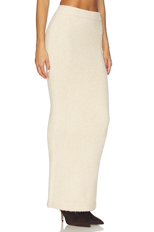 SNDYS Winnie Maxi Skirt in Cream. Size XXS. Also