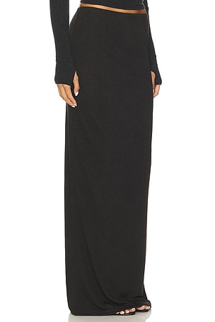 SNDYS Tilde Maxi Skirt in Black