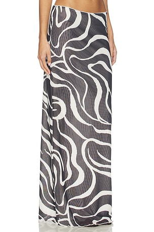 SNDYS Savannah Maxi Skirt in Black