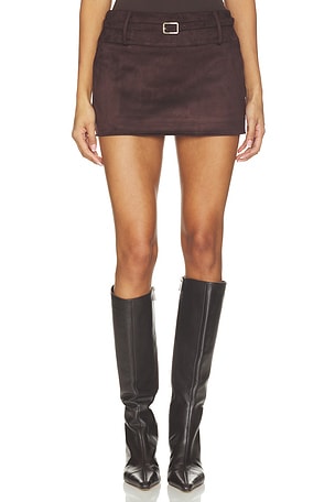 Tilda Faux Suede Mini Skirt SNDYS