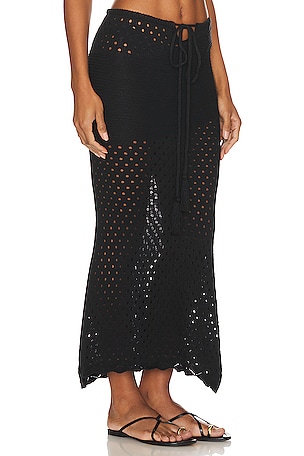 SNDYS X Revolve Whitehaven Skirt in Black