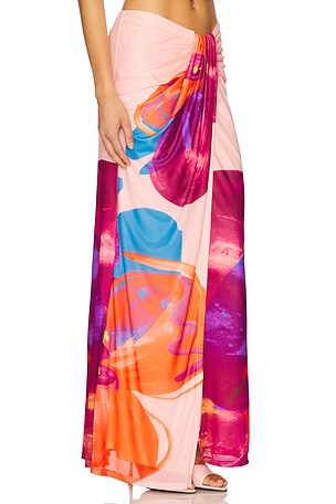 SNDYS Antari Maxi Skirt in Blush,Purple