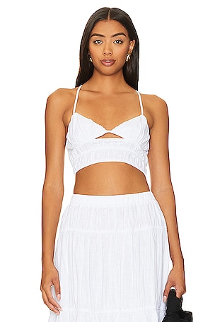 Cassie Padded Lace Bralette - Ivory – CAYLO