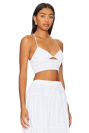 SNDYS Tahlia Top in White