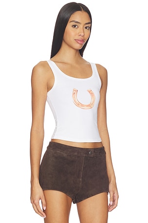 SNDYS x REVOLVE Horse Shoe Tank Top in White