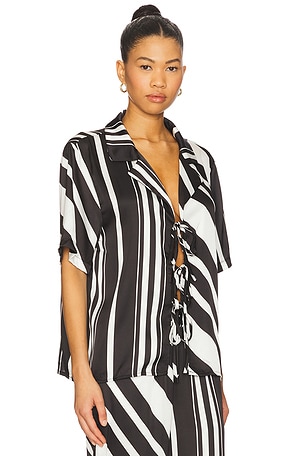 SNDYS Agnes Shirt in Black,White