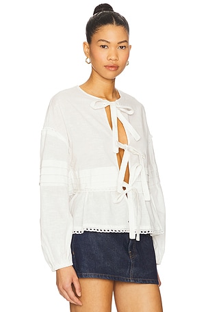 SNDYS Siggie Blouse in White