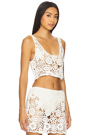 SNDYS Tala Top in White