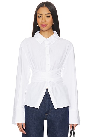 CHEMISE TEIGAN CINCHED BUTTON SNDYS