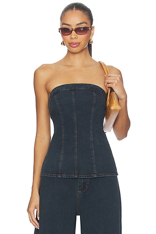 Lex Denim Corset Top SNDYS