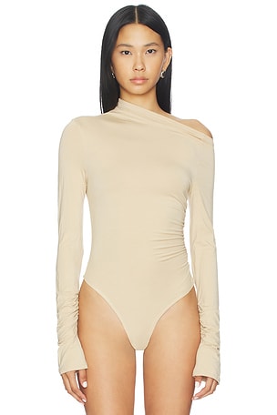 SNDYS Nami Bodysuit in Beige