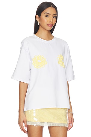 SNDYS Mai Tai Cord Floral Tee in White