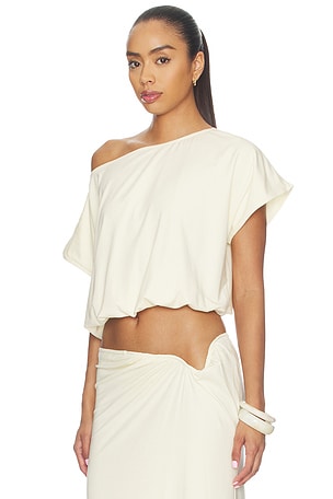 SNDYS Alia Top in Cream. Size S. Also