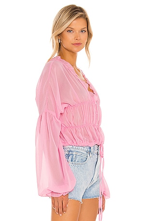 SNDYS Bali Top in Pink