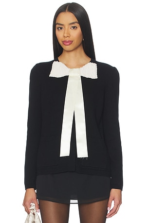 Seraphine Solid Knit Cardigan Sea