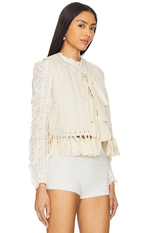 Sea Adele Sportswear Vest in Cream