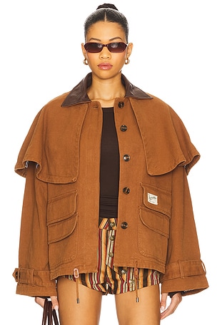Carolyn Workwear Cape Jacket Sea