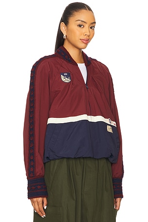 Sea Mira Windbreaker Jacket in Red. Size XS. Also