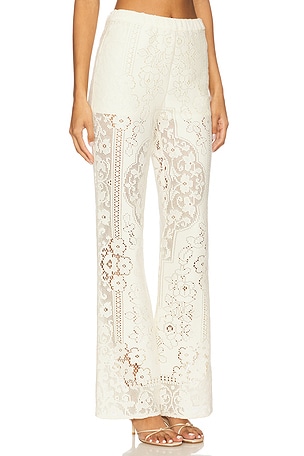 Sea Arianna Lace Pants in Cream. Size 8. Also