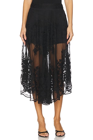 Arielle Lace Flared Pant Sea