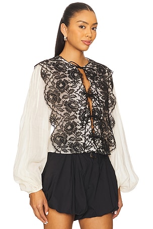 Sea Norabelle Top in Cream. Size XS. Also