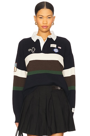 Arther Varsity Rugby Shirt Sea