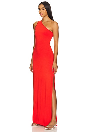 Seafolly Jersey One Shoulder Dress in Red