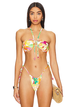 Wonderland Ruched Underwire Bikini TopSeafolly$118