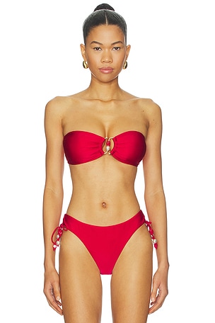 Ring Front Bandeau Bikini Top Seafolly